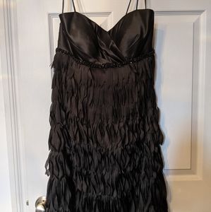 Brand new with tags beautiful feather look dress.